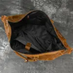 Kivu leather travel interior pockets