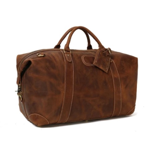 bolongaro trevor fold top grain leather holdall