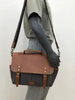 Waxed Canvas laptop bag