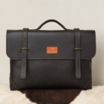 Leather laptop bag