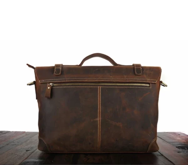 Duma Leather laptop bag - Image 6