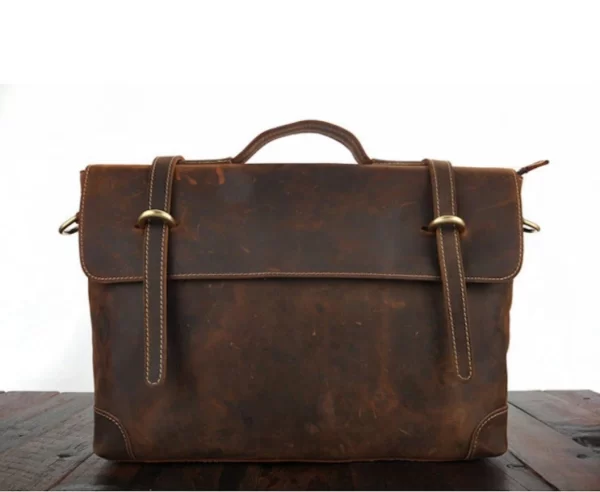 Duma Leather laptop bag - Image 2