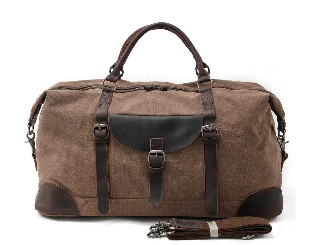 Kalahari Brown Kalahari Canvas Travel Bag - Image 1