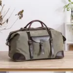 Kalahari canvas travel bag in green