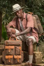 Brown Waxed Canvas backpack