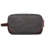 Turaco canvas toiletry back view