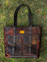 Leather tote