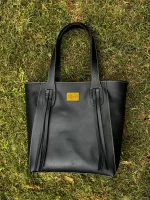 Leather tote