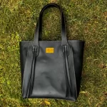 Leather tote