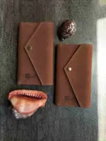 Nubuck leather wallet