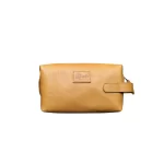 Leather toiletry bag