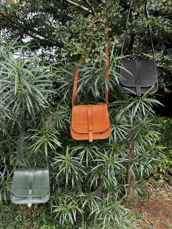 Leather sling bags