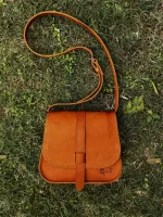 Leather sling bag