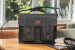 Leather briefcase