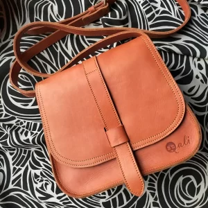 Leather sling bag