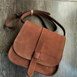 Leather sling bag