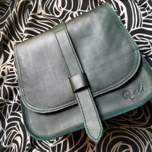 Leather sling bag