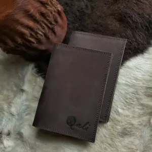 Grey passport holder