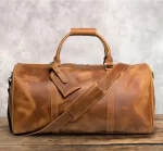 Brown Leather Travel Bag