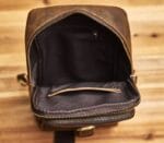 Safari leather Crossbody Bag - Image 4