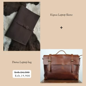 Leather laptop sleeve, leather laptop bag