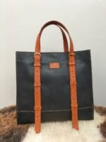 Navy Blue with a touch of Chestnut