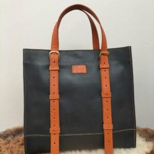 Navy Blue with a touch of Chestnut
