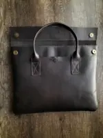 Mocha pull-up Laptop sleeve