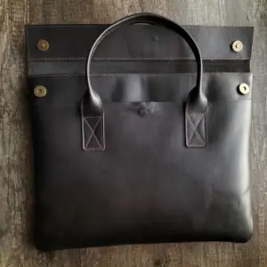 Mocha pull-up Laptop sleeve