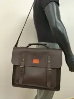 Swazi Leather Briefcase - Image 4