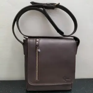 Moran Brown Leather sling bag