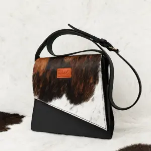 Black leather sling