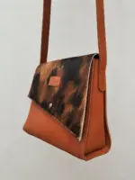 Brown leather sling