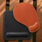 Leather mouse pads